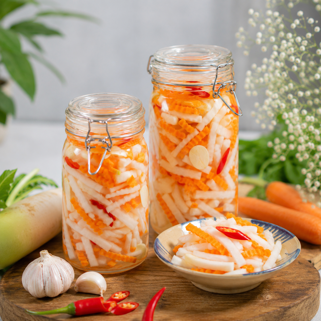 Dưa củ cải cà rốt